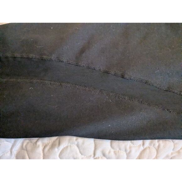 Zella Leggings Size Medium Black Womens Cropped Capri Mesh Pants Athletic - Picture 9 of 9